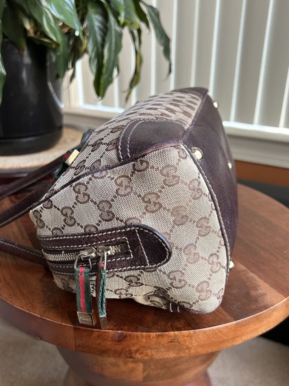 GUCCI GG Princy Boston Bag, Tan, Brown - Picture 11 of 16